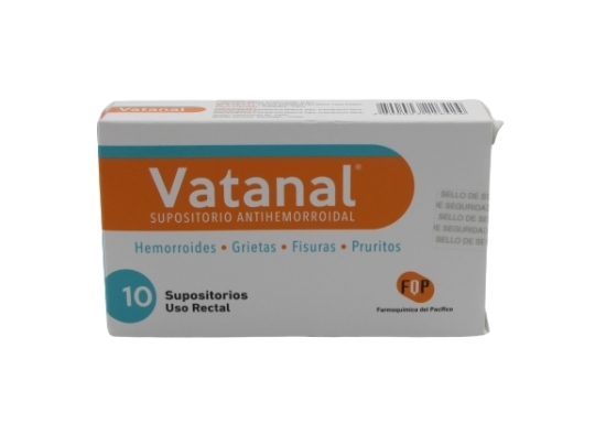 VATANAL SUPOSITORIOS X10