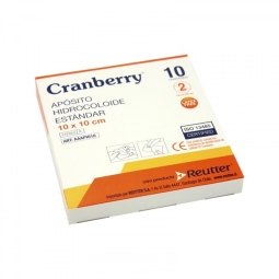 CRANBERRY APOST HIDROCOLOIDE 10X10CM X10