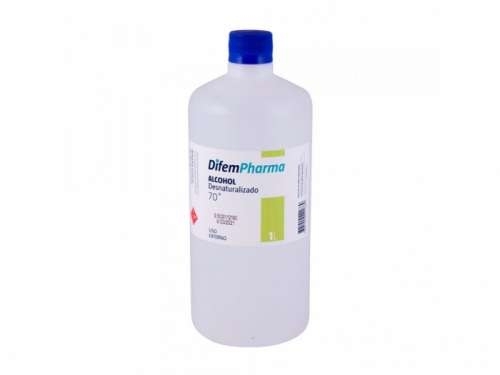 ALCOHOL 70° DIFEMPHARMA X 1 LITRO