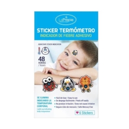 Termometro Sticker Niños X6 | termómetro sticker 6un