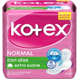 KOTEX NORMAL TELA CON ALAS X8
