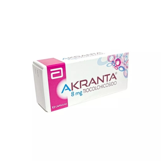 AKRANTA 8 MG X 12 CAPSULAS