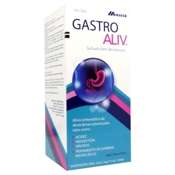 GASTROALIV 262.5MG/15ml SUSPENSION ORAL X120ML