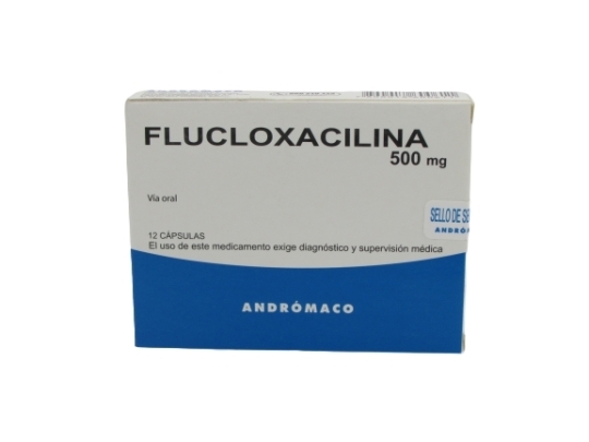 FLUCLOXACILINA 500 MG X 12 COMPRIMIDOS