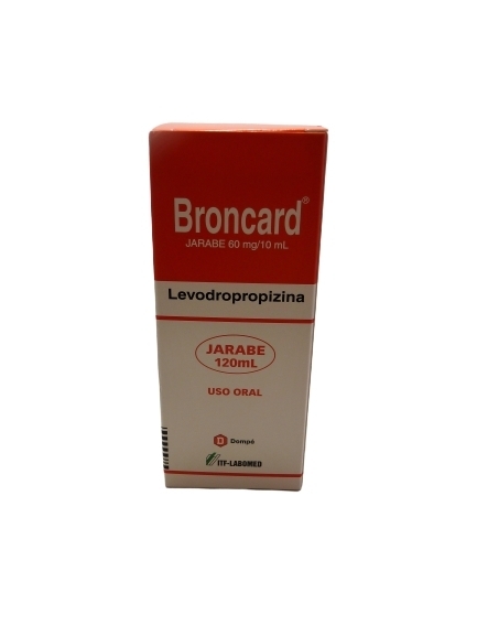 BRONCARD 60 MG /10 ML JARABE X 120ML