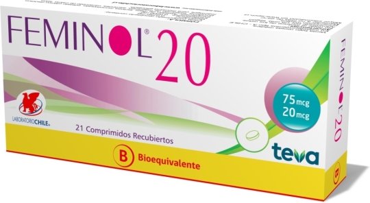 FEMINOL 20 X21 COMPRIMIDOS RECUBIERTOS