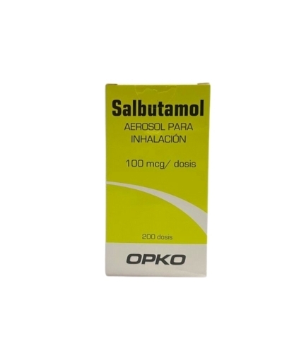 SALBUTAMOL 100 MCG SUSPENSIÓN PARA INHALACION X 200 DOSIS