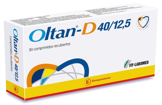 OLTAN D 40 MG / 12.5 MG X 30 COMPRIMIDOS