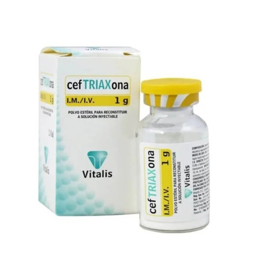 CEFTRIAXONA POLVO 1 GR X 10 AMPOLLAS SOLUCION PARA YECTABLE