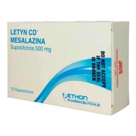 LETYN CD 500MG X 10 SUPOSITORIOS