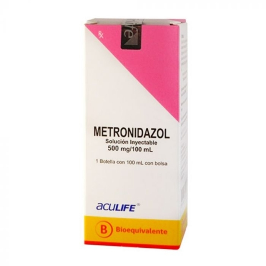 METRONIDAZOL 500 MG / 100 ML X 1 FRASCO