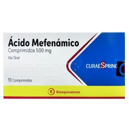 ACIDO MEFENAMICO 500MG X10 COMPRIMIDOS