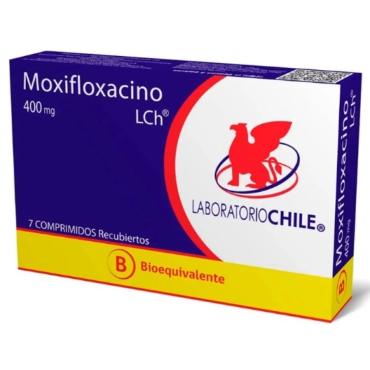 MOXIFLOXACINO 400mg X 7COM.REC.