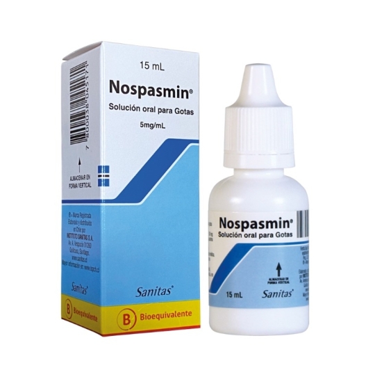 NOSPASMIN GOTAS 5MG X 15 ML