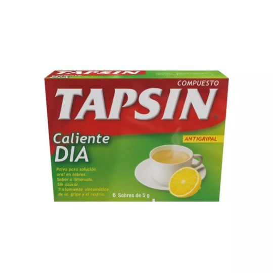 TAPSIN CALIENTE DIA X 6 SOBRES