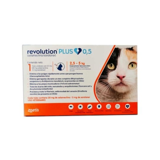 REVOLUTION PLUS 2,5-5 KILOS X 1 PIPETA