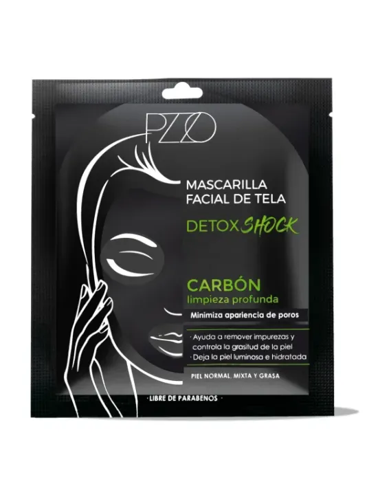 MASCARILLA TELA CARBON DETOX SHOCK X 25G