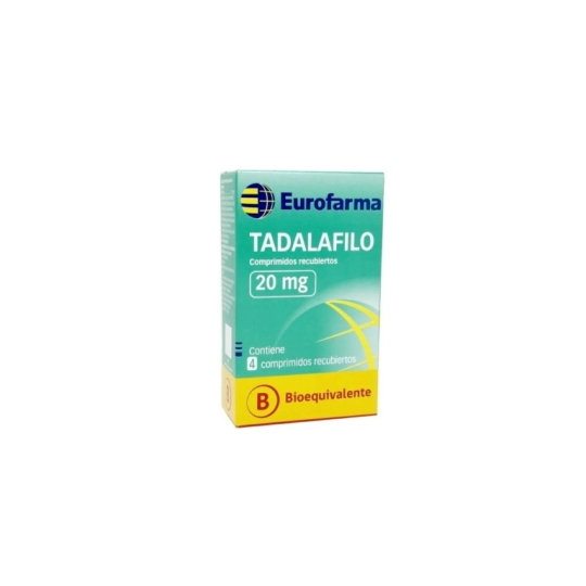 TADALAFILO 20 MG X 4 COMP