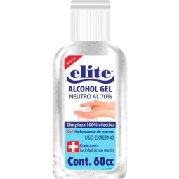 ALCOHOL GEL ELITE 70% 60ML X60
