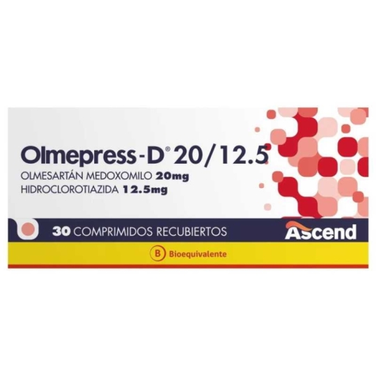 OLMEPRESS D  20/12,5 MG X 30 COM