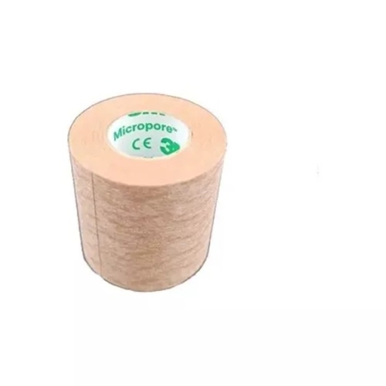 TELA ADHESIVO PAPEL MICROP. 5CMMX9MT X 1U