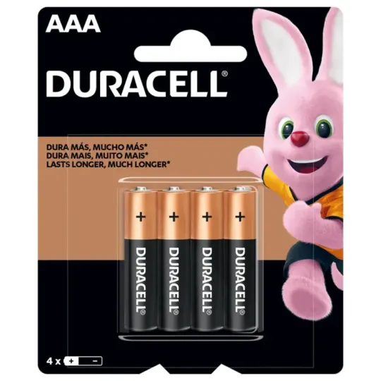 DURACELL PILAS  AAA  x 4