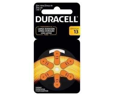 DURACELL PILA AUDIO D-13