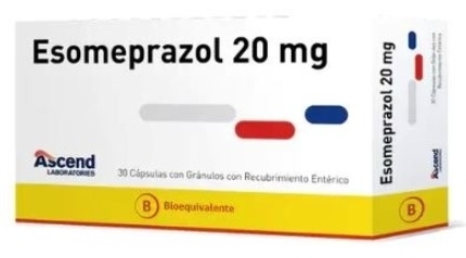 ESOMEPRAZOL 20 MG X 30 CAPSULAS