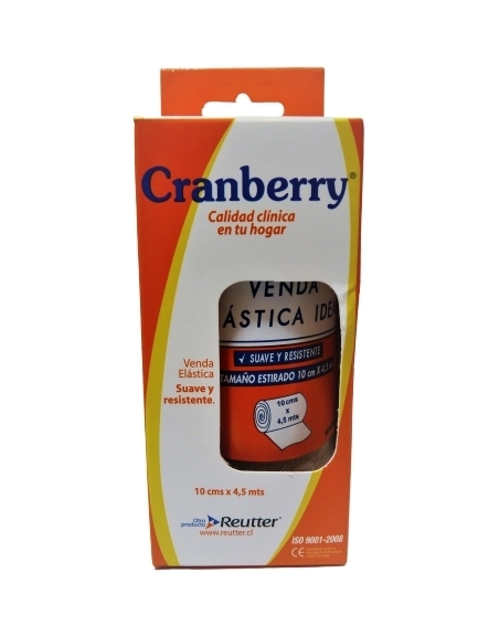 VENDA ELASTICA CRANBERRY PIEL 10 CM X 4.5 MT