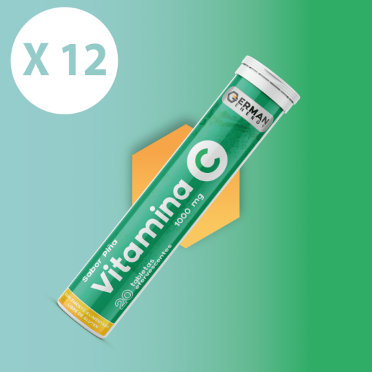 VIT C TAB EFE PIÑA 1000 MG X 20 UND GERMAN