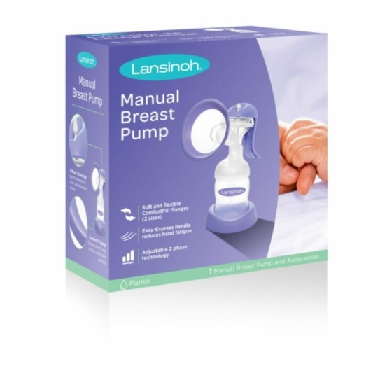 EXTRACTOR DE LECHE MANUAL CON MAMADERA