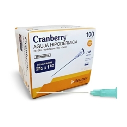 Aguja Hipoderm. 21G X1 | aguja hipodermica 21g