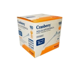 AGUJA HIPODERM. 23G X1