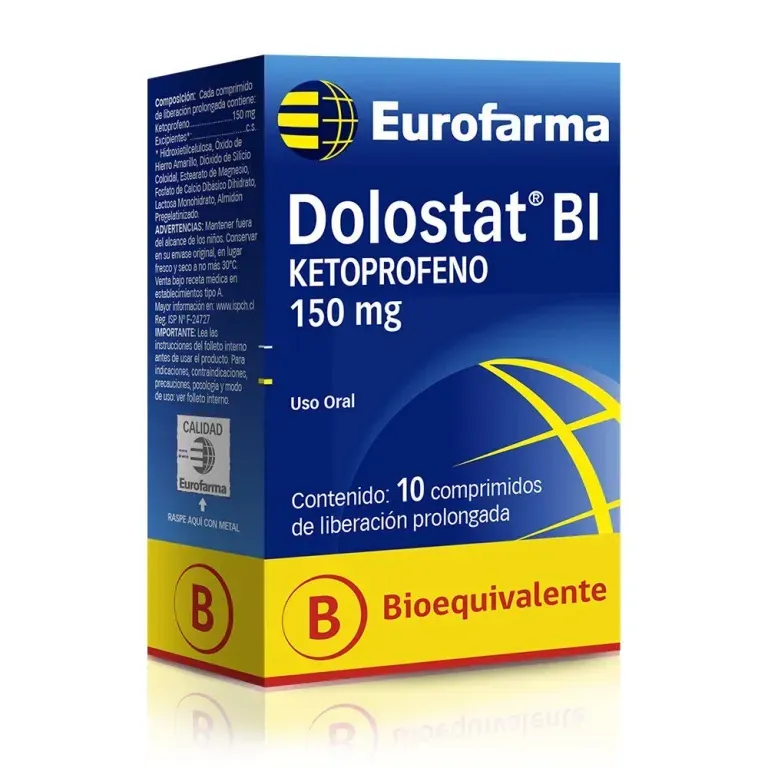 DOLOSTAT BI 150mg X 10 COM