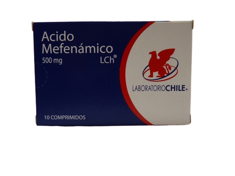 ACIDO MEFENAMICO 500mg X10COM.