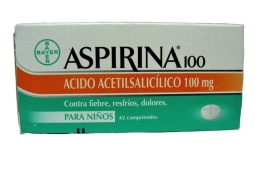 ASPIRINA PEDIATRICO 100mg X42COM.