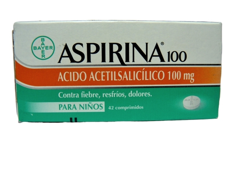 ASPIRINA PEDIATRICO 100mg X42COM.