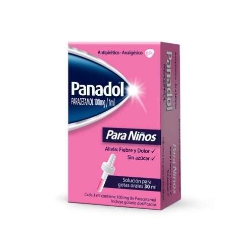 PANADOL NIÑOS 100mg/ml GOTAS   X30ML