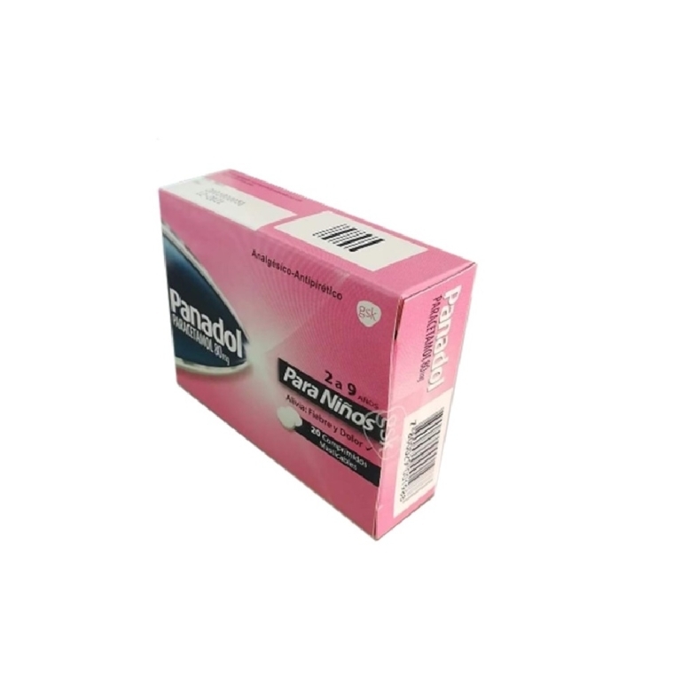 PANADOL PEDIATRICO 80mg X 20COM.