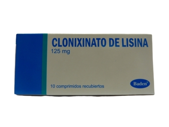 CLONIXINATO LISINA 125mg X10COM.
