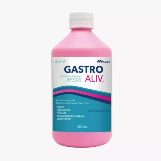 GASTROALIV 262.5mg/15ml SUSPENSION ORAL X480ML