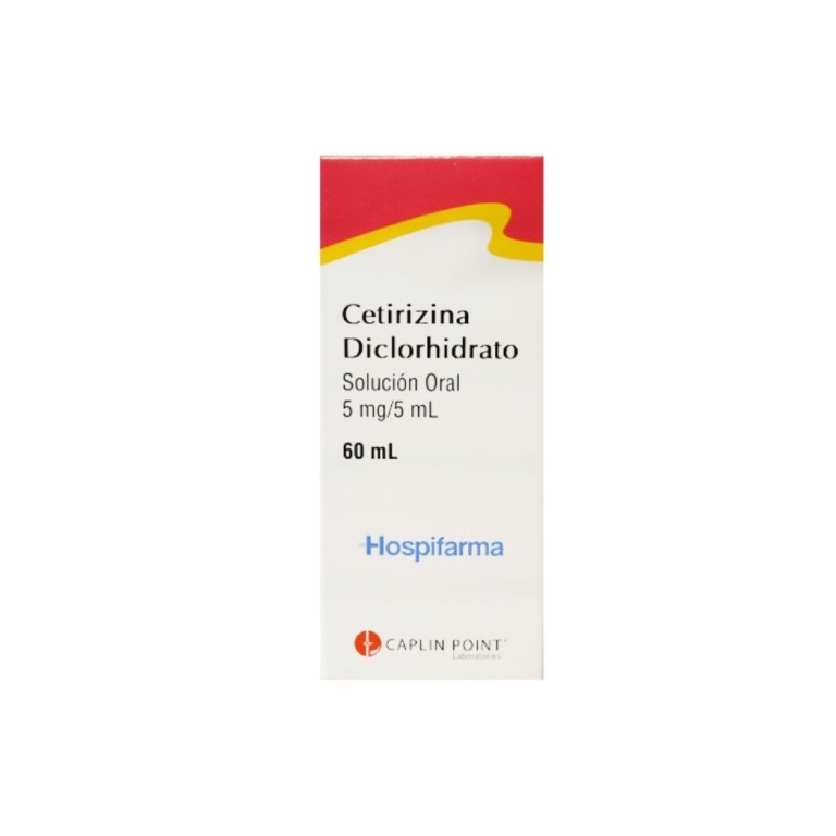 CETIRIZINA DICLORHIDRATO 5mg/5ml JARABE X 60ML