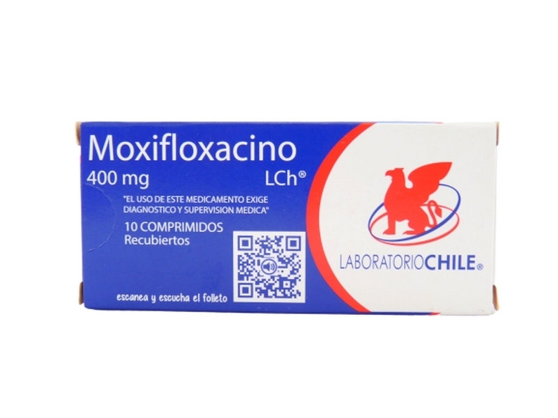 MOXIFLOXACINO 400mg X10COM. RECUBIERTOS