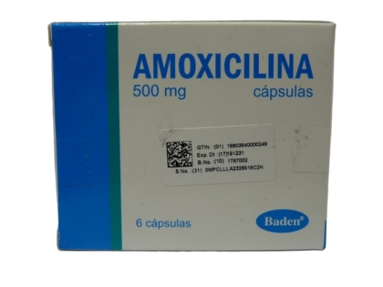 AMOXICILINA 500mg X6CAP.