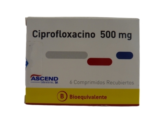 CIPROFLOXACINO 500mg X6COM.