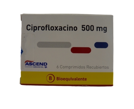 CIPROFLOXACINO 500mg X6COM.