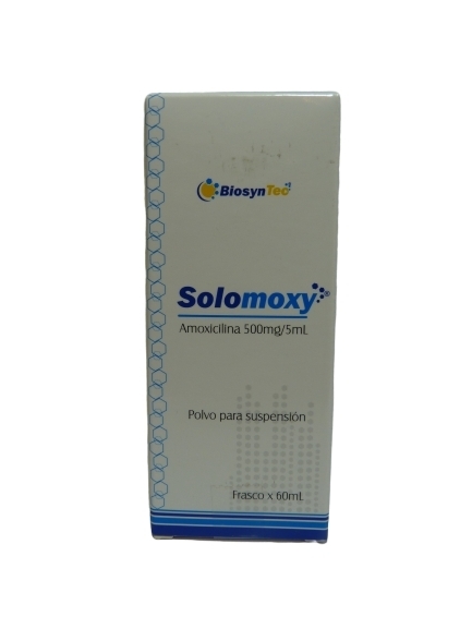 SOLOMOXY 500mg /5ml (AMOXICILINA) X60 ML