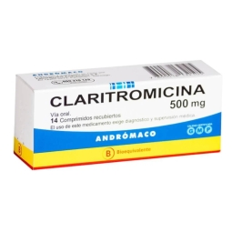 CLARITROMICINA 500mg X14COM.