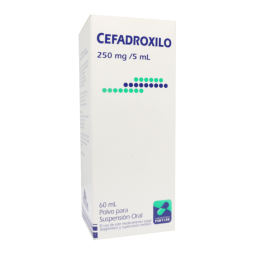 CEFADROXILO 250mg/5ml SUSPENSION X60ML