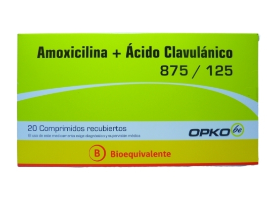 AMOXICILINA/CLAVUL  875/125 X20COM.